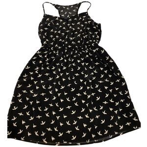 Summer Bird Womens Dress  Black Size Small